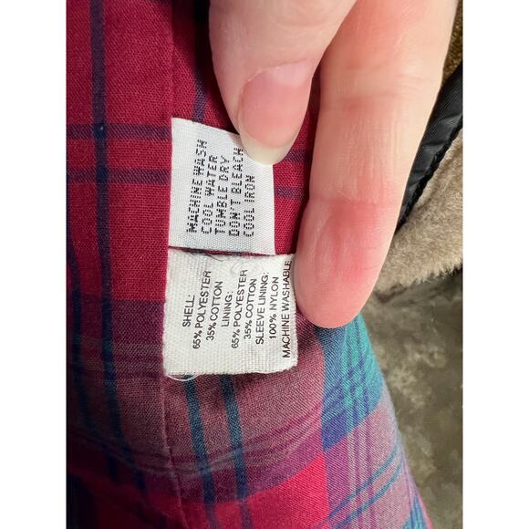 utility jacket vintage 70s zip out sherpas lined tan - Picture 12 of 13